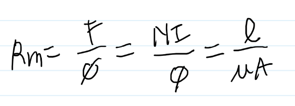 소방설비기사 자기저항·기자력 공식 정리